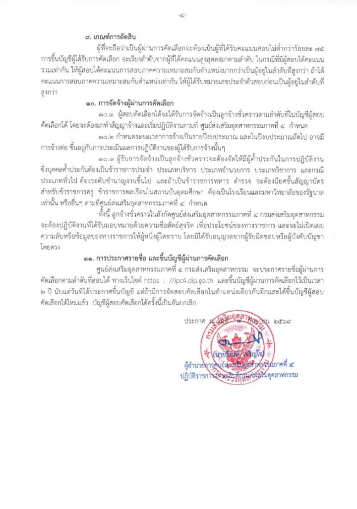รับสมัครเพื่อสอบคัดเลือกเป็นลูกจ้างชั่วคราวเงินทุนหมุนเวียนฯ ตำแหน่ง เจ้าหน้าที่วิเคราะห์โครงการ