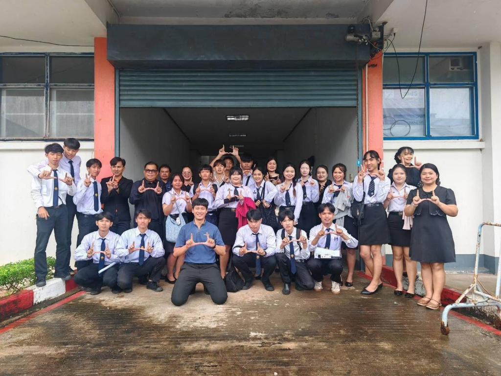 ยินดีต้อนรับคณะศึกษาดูงาน จากวิทยาลัยเทคนิคกาญจนาภิเษก อุดรธานี